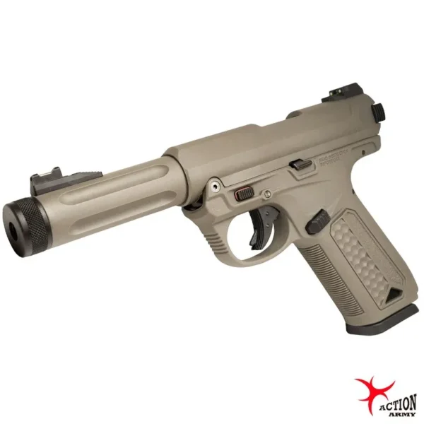 Replica Gbb Pistola Action Army Aap-01 Tan - Imagen 3