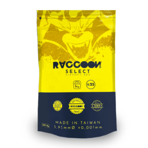 Bolas Raccoon Select No Bio 0.25g 4000bbs Blanca