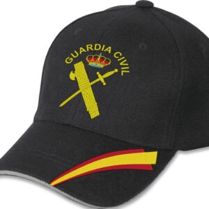 Gorra Guardia Civil Bandera España Barbaric Negro