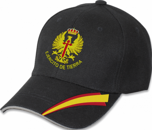 Gorra Ejercito De Tierra Tira España Barbaric Negro