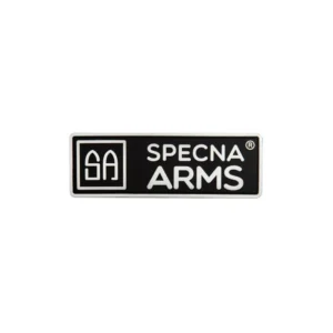 Parche Pvc Spenca Arms Blanco/Negro