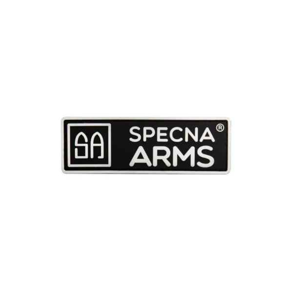 Parche Pvc Spenca Arms Blanco/Negro