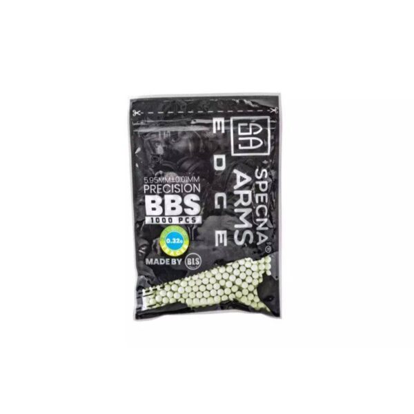 Bolas Tracer Verde 0.32 Bio Specna Arms Edge 1000bbs