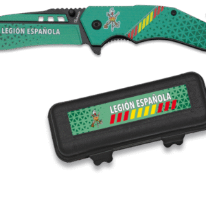 Navaja Tactica Legión Española con Estuche
