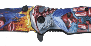 Navaja Tactica Albainox 3D Relieve "Skull Fist"