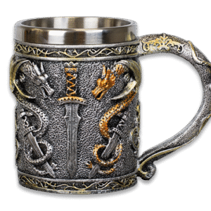 Taza de Resina Dragones y Espadas