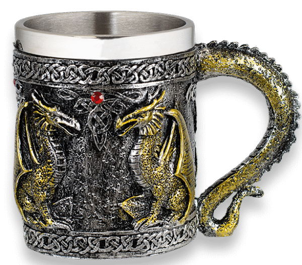 Taza de Resina Dragones