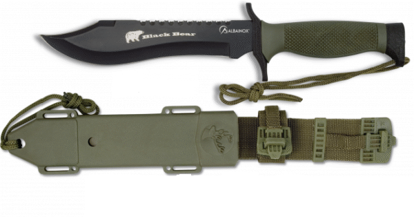 Cuchillo Táctico Albainox Black Bear Negro
