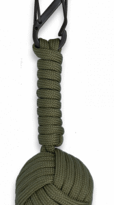 Mosquetón Doble con bola Cuerda Paracord