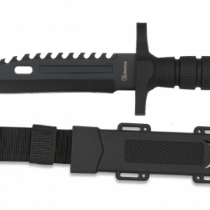Cuchillo Táctico Albainox Sierra Negro
