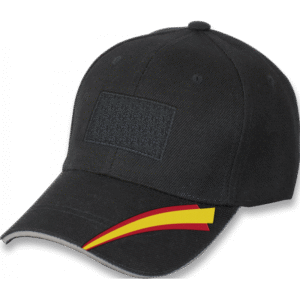 Gorra Bandera España Con Velcro Barbaric Negro
