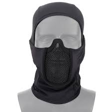 Mascara Airsoft Balaclava Rejilla Starker Negro