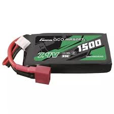 Bateria Lipo Gens Ace 7.4v 1500Mah 35c T-Dean