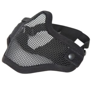 Mascara Airsoft Rejilla Metal Negro