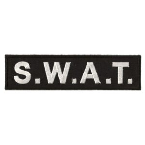 Parche Bordado Swat Negro