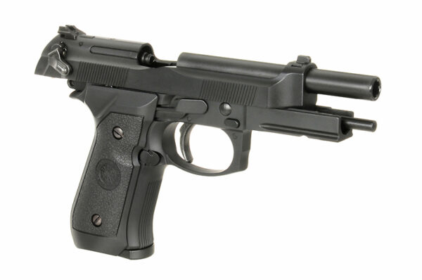 Replica Pistola Gbb Hfc Berretta M92 Corradera Metal Negro - Imagen 3