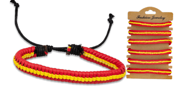 Pulsera Polipiel Bandera de España