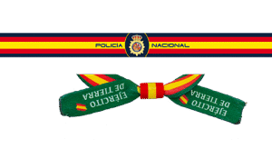 Pulsera Tela Policía Nacional