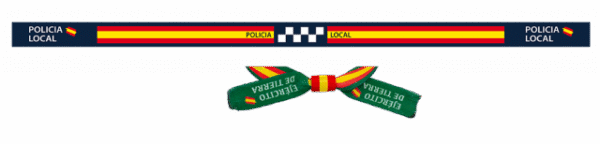 Pulsera Tela Policía Local