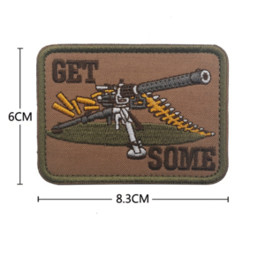 Parche Ametralladora Get Some Bordado