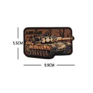 Parche Bordado Tanque Abrams TKF4