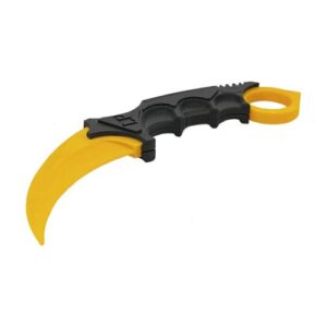 Cuchillo Dummy Karambit DragonPro MK1 Amarillo/Negro