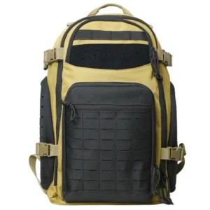 Mochila Tactica Molle Corte Laser Sixmm 40L Negra/Tan