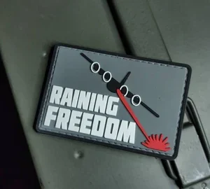 Parche Pvc Raining Freedom Dragonpro