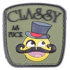 Parche Pvc Classy As Fuck Dragonpro