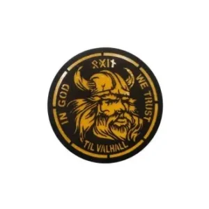 Parche Reflectivo In God We Trust Til Valhalla