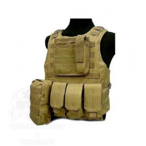 Chaleco Tactico Airsoft Sixxmm Fsbe Tan