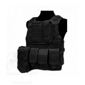 Chaleco Tactico Fsbe Sixxmm Negro